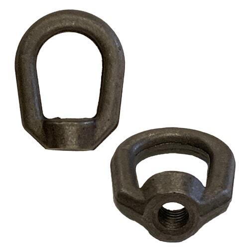 ENF1 1"-8 Forged Eye Nut, (7/8" Bail), Heavy Duty, Coarse, Self-Colored